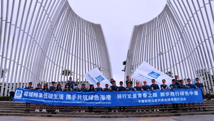 Dukung Kehidupan Ramah Lingkungan, PT Port Engineering CSCEC Indonesia Gelar Bersepeda Sehat