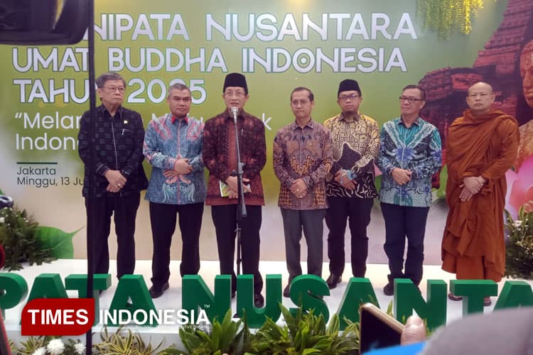 Menteri Agama Ucapkan Terima Kasih Atas Kontribusi Umat Buddha dalam Menyelesaikan Masalah Bangsa