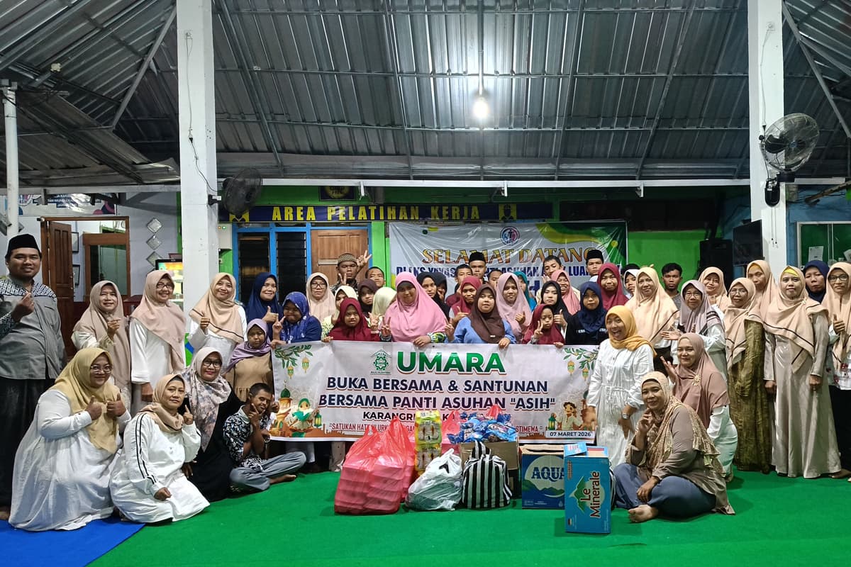 Hangatnya Ramadan, UMARA Madiun Bukber dan Santuni Anak Panti Disabilitas Asih
